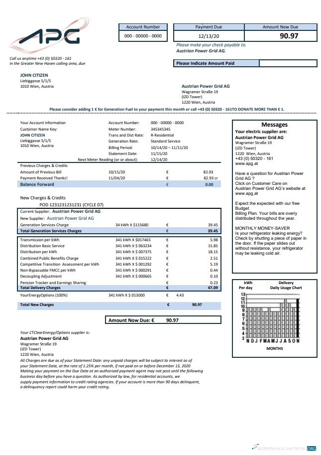 download download Austria Austrian Power Grid AG utility bill